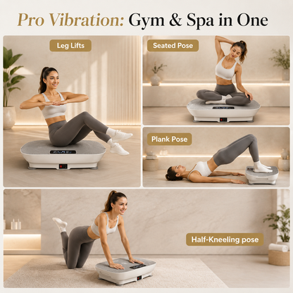 MERACH Vibration Plate – Whole Body Workout Machine with Bluetooth & Resistance Bands